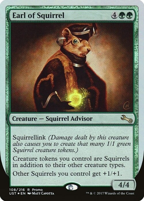 Earl of Squirrel Card Front