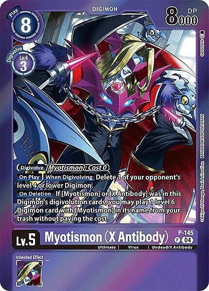 Myotismon (X Antibody) Card Front