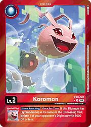 Koromon · Alternate Art EX8-001a