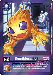 DemiMeramon · Alternate Art EX8-006a