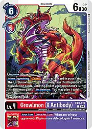 Growlmon (X Antibody) EX8-012