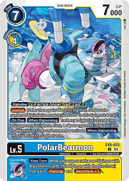 PolarBearmon Card Front