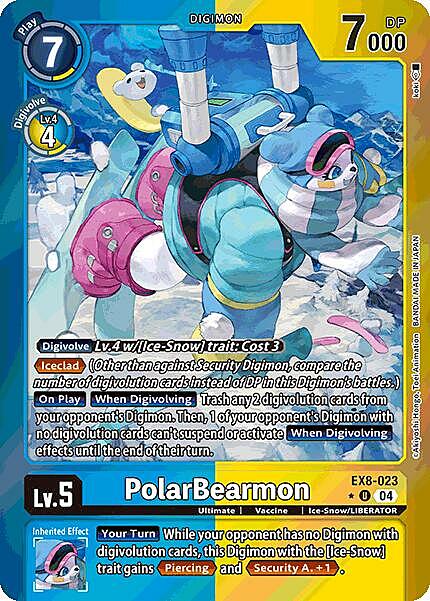 PolarBearmon Card Front