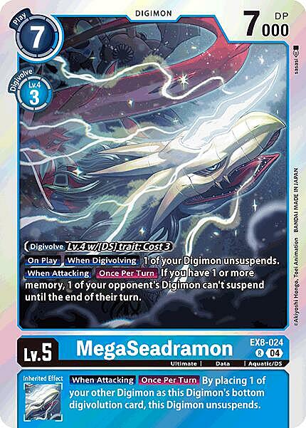 MegaSeadramon Card Front