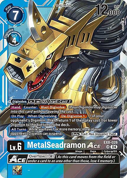 MetalSeadramon Ace Card Front
