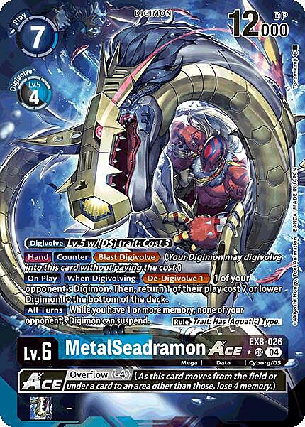 MetalSeadramon Ace Card Front