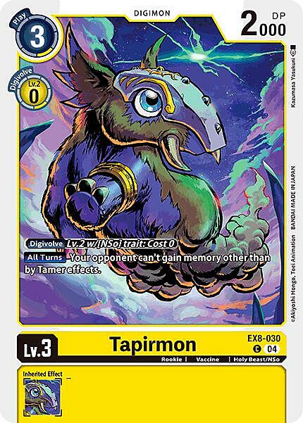 Tapirmon Card Front