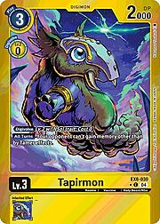 Tapirmon · Alternate Art EX8-030a