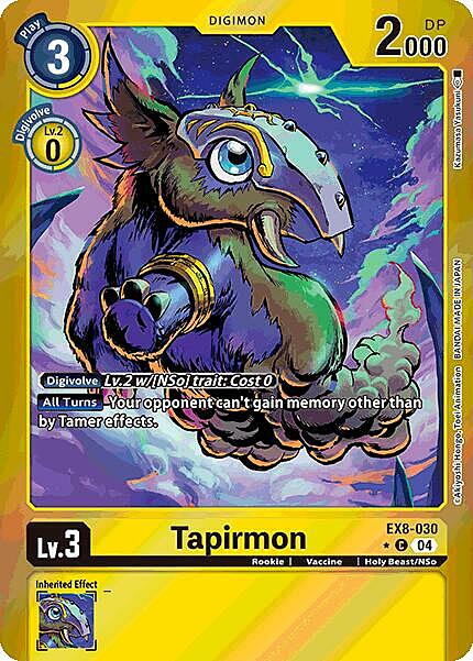 Tapirmon Card Front