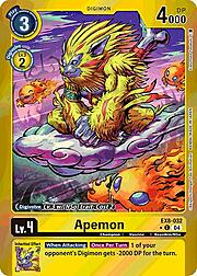 Apemon · Alternate Art EX8-032a