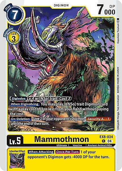 Mammothmon Card Front