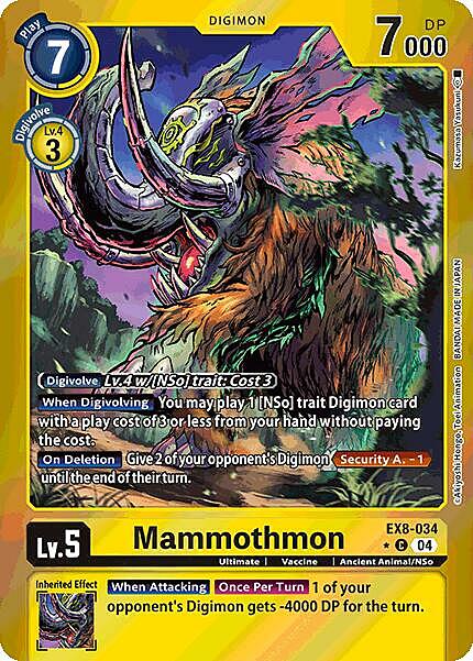 Mammothmon Card Front