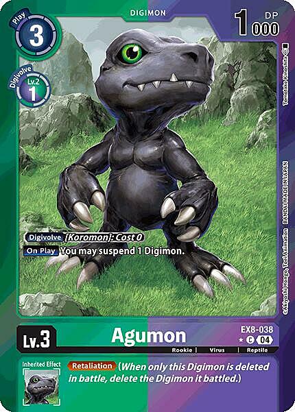 Agumon Card Front