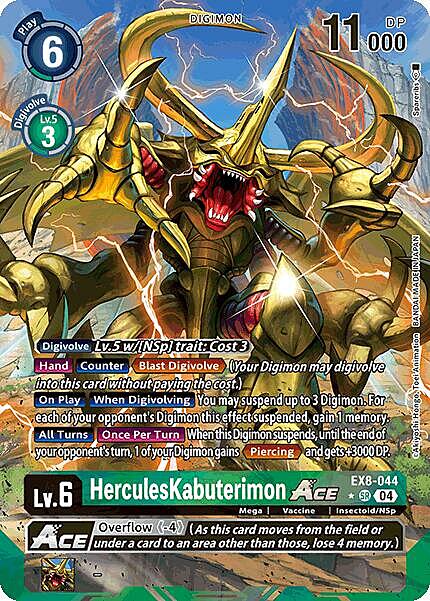 HerculesKabuterimon Ace Card Front