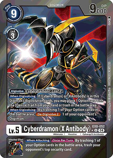 Cyberdramon (X Antibody) Card Front