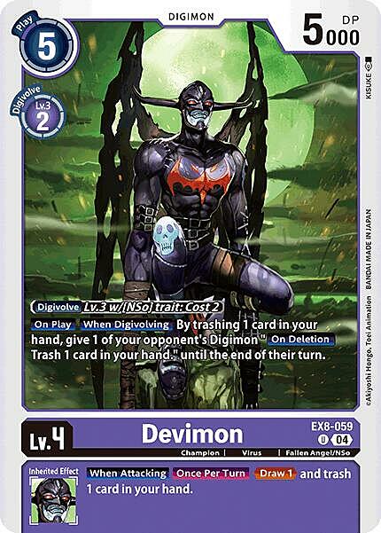 Devimon Card Front