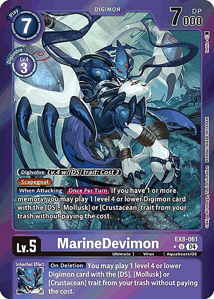 MarineDevimon Card Front