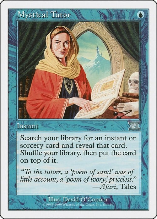 Mystical Tutor Card Front