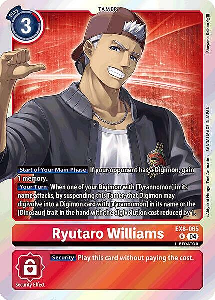 Ryutaro Williams Card Front