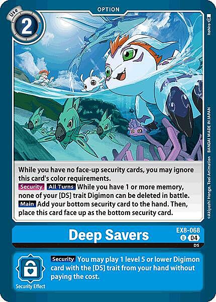 Deep Savers Card Front