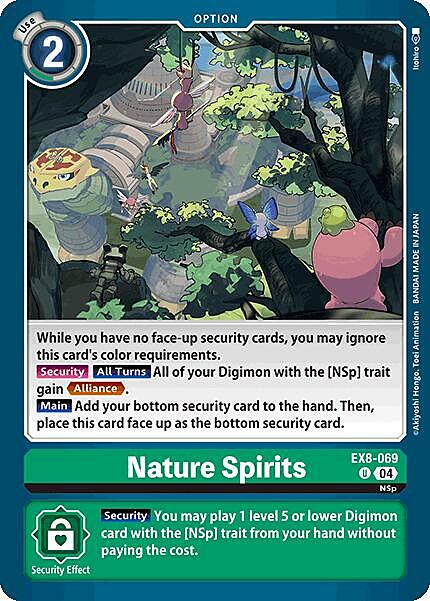 Nature Spirits Card Front