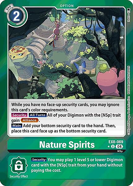 Nature Spirits Card Front