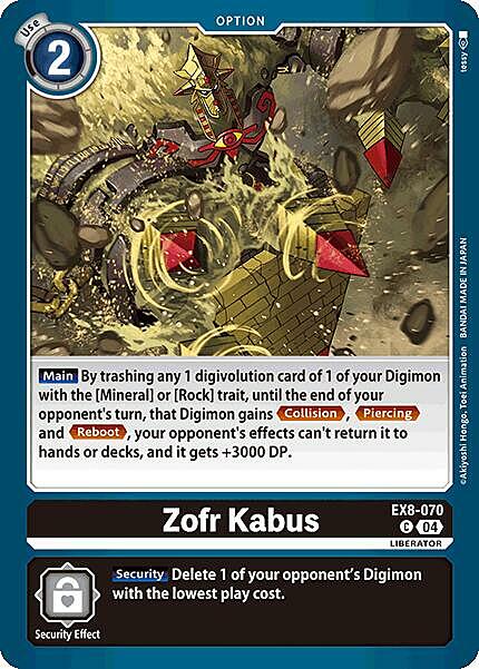 Zofr Kabus Card Front
