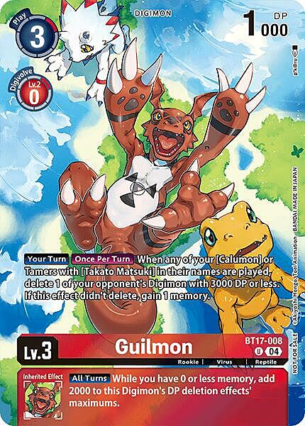 Guilmon Card Front