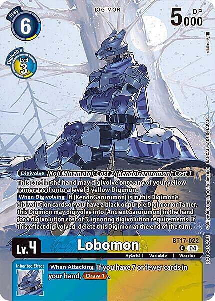 Lobomon Card Front