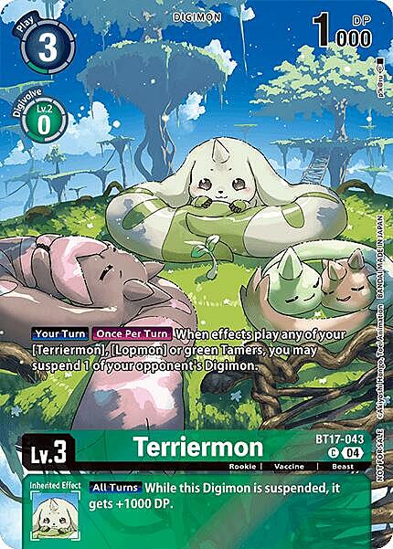 Terriermon Card Front