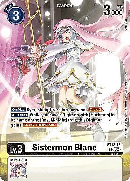 Sistermon Blanc Card Front