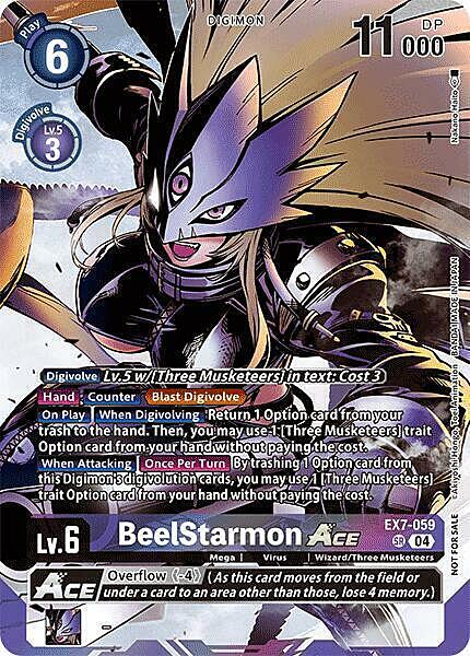 BeelStarmon Ace Card Front