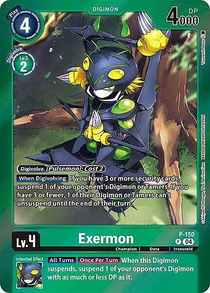 Exermon Card Front