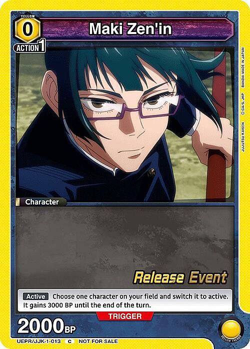 Maki Zen'in Card Front