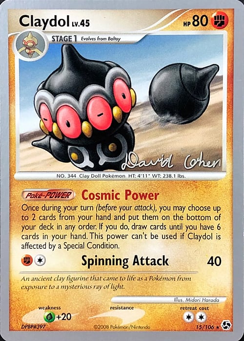 Claydol Lv.45 Card Front