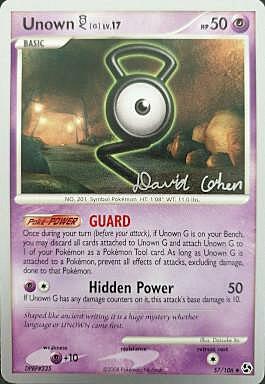 Unown Lv.17 Card Front