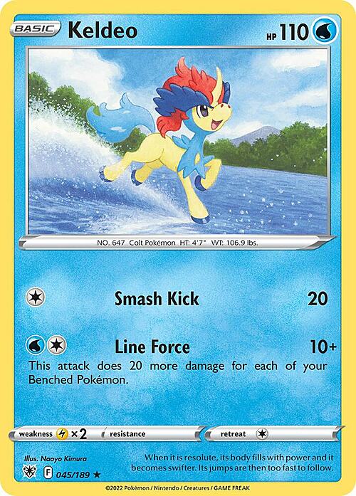Keldeo Card Front