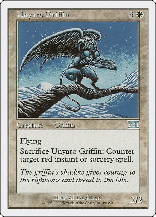 Unyaro Griffin Card Front