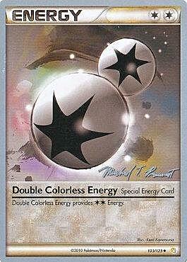 Double Colorless Energy Card Front