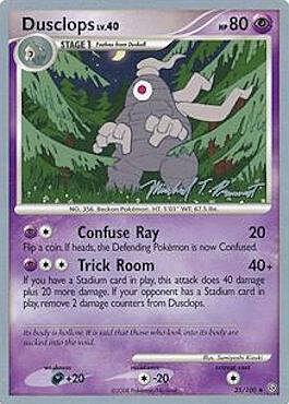 Dusclops Lv.40 Card Front