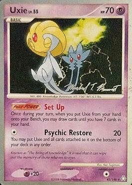 Uxie Lv.55 Card Front
