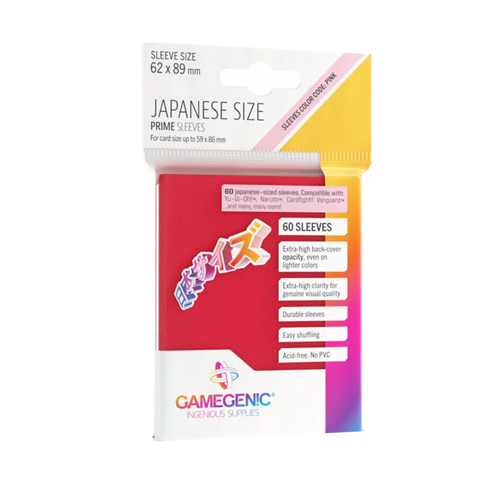 60 Gamegenic Prime Sleeves - Red