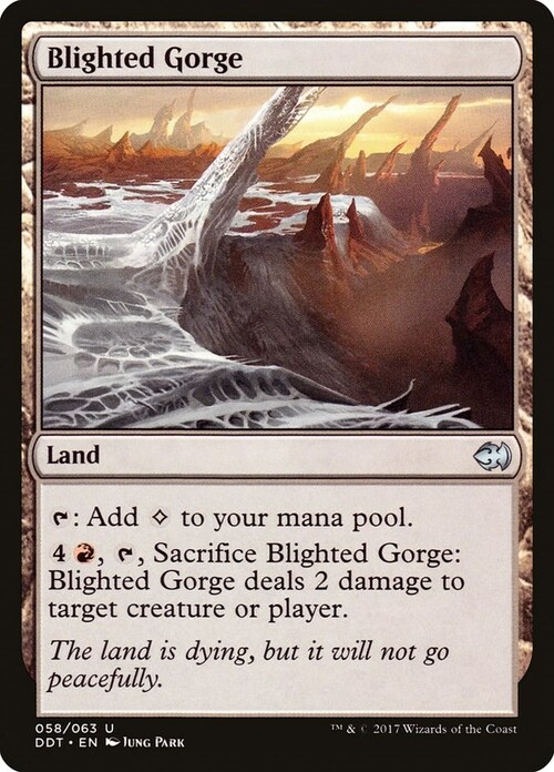 Blighted Gorge Card Front