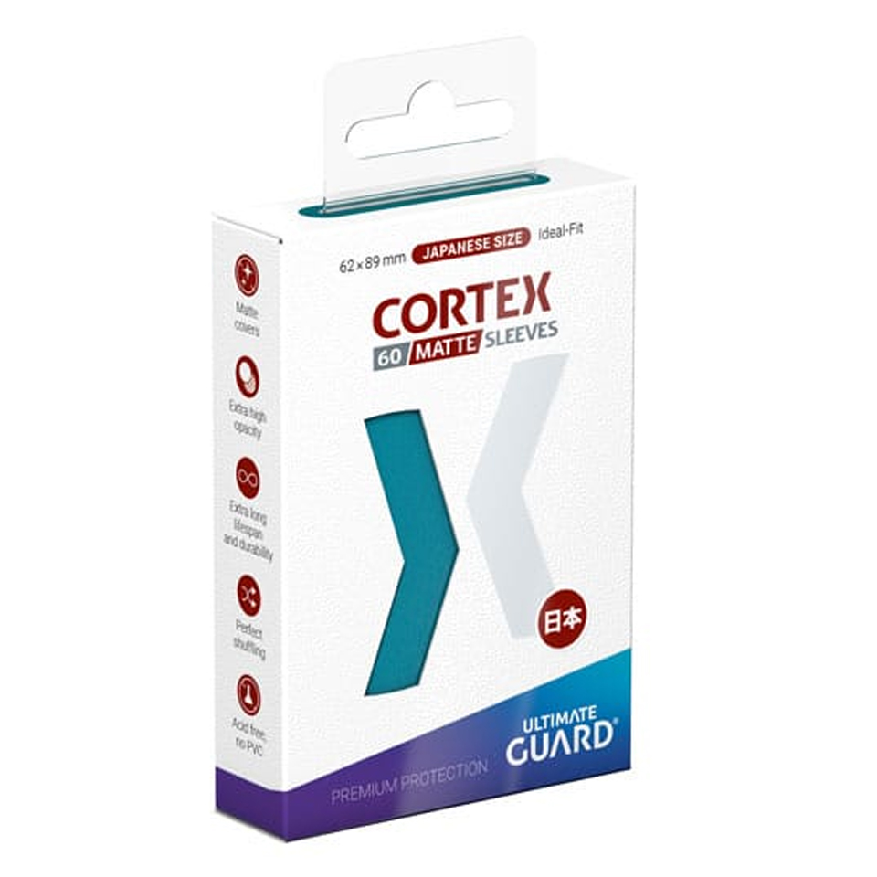 60 Ultimate Guard Cortex Sleeves - Petrol