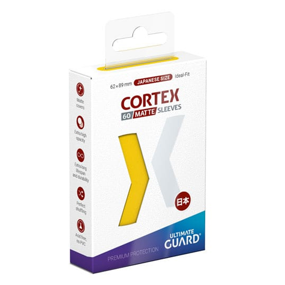 60 Ultimate Guard Cortex Sleeves - Yellow