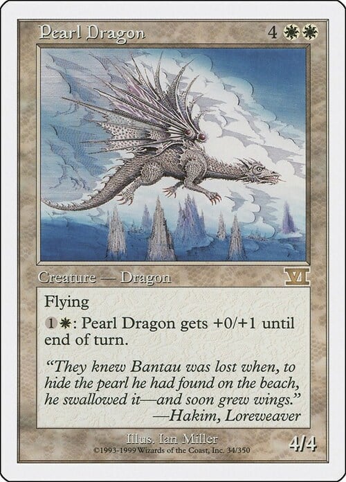 Pearl Dragon Card Front