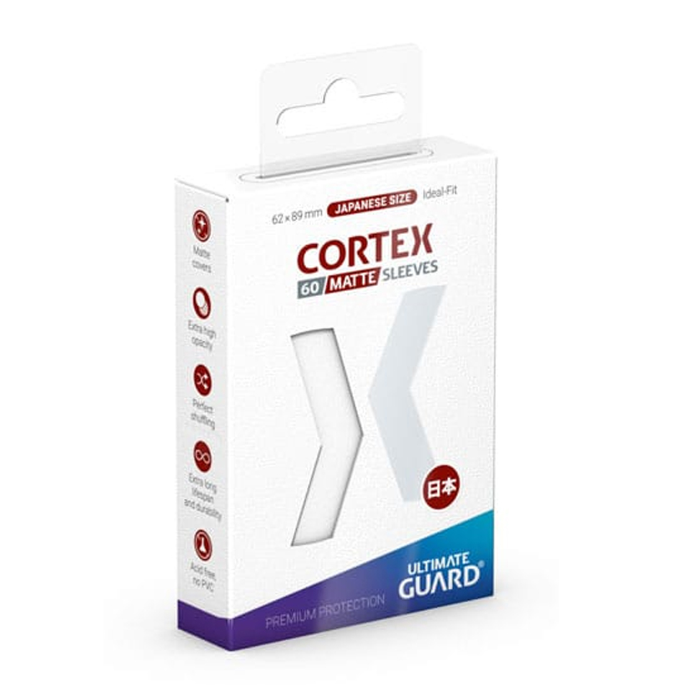 60 Ultimate Guard Cortex Sleeves - White