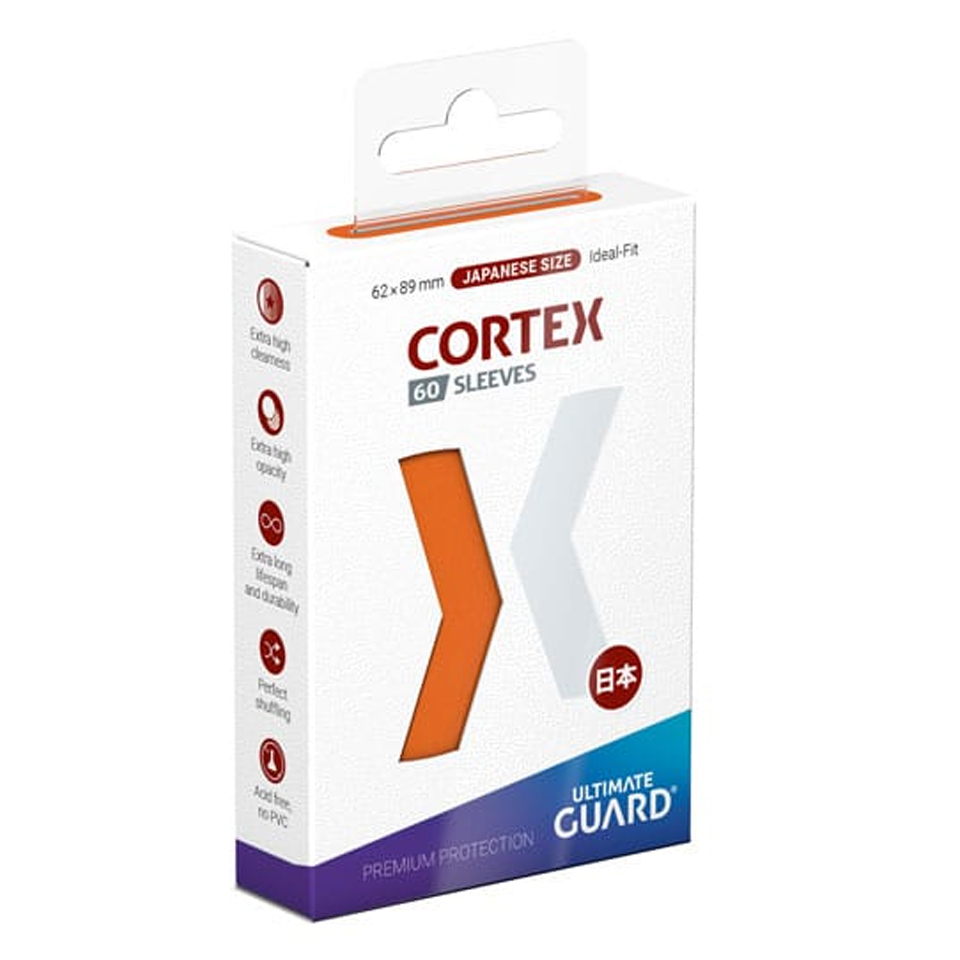 60 Ultimate Guard Cortex Sleeves - Orange