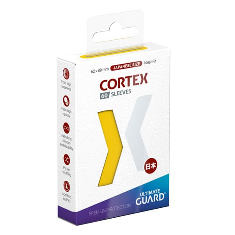 60 Ultimate Guard Cortex Sleeves - Yellow