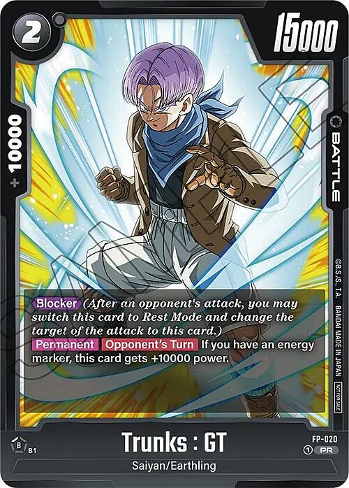 Trunks : GT Card Front